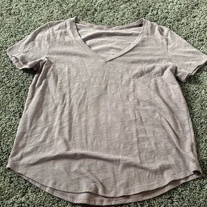 Purple American Eagle V-neck